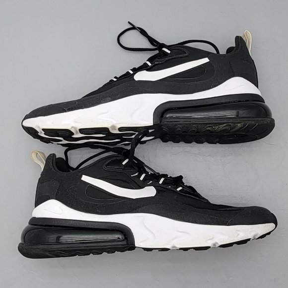 Nike Shoes - Nike Air Max 270 React Black Running Shoes Sneakers Women's Size 9 #CI3899-002